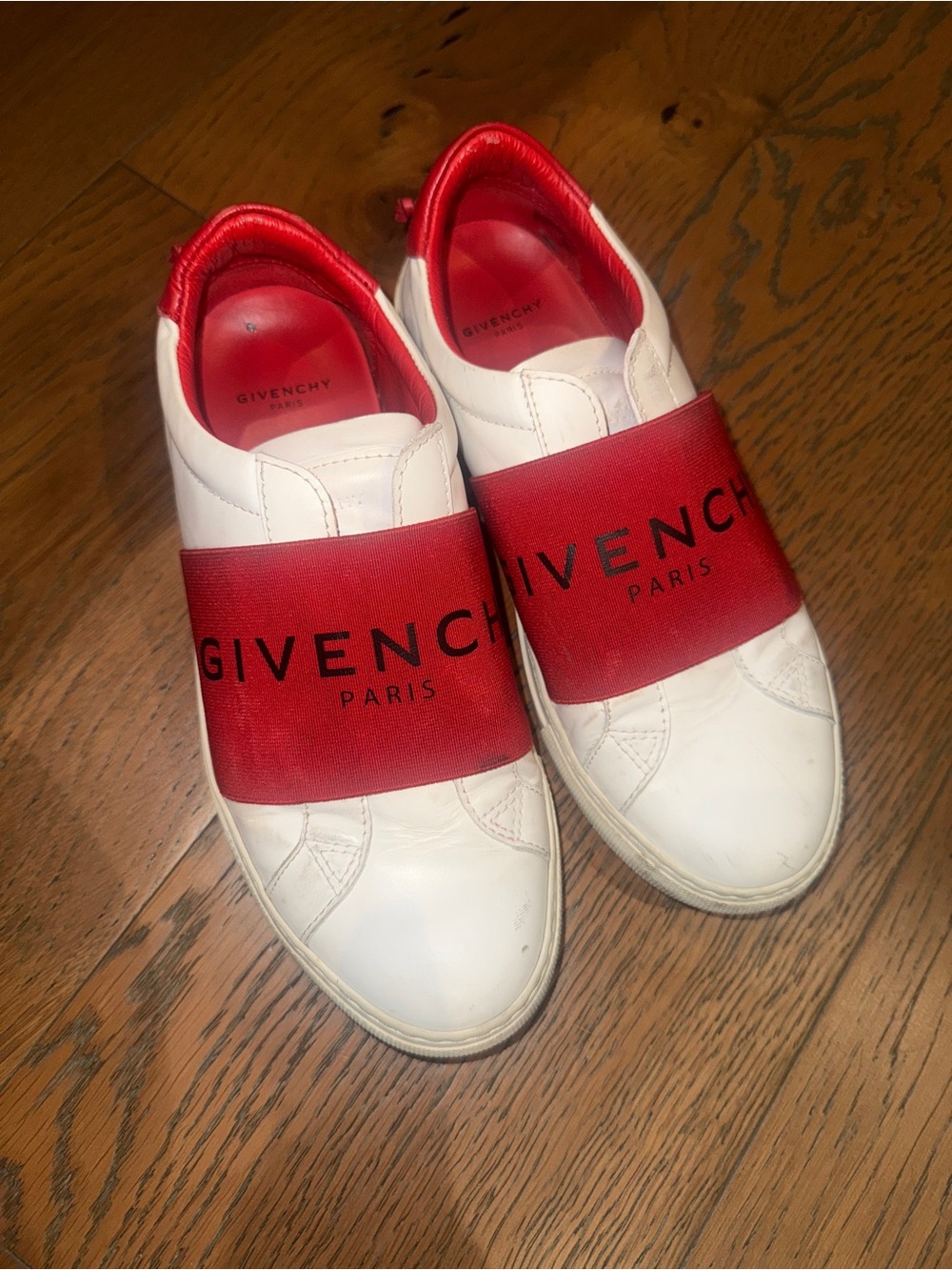 Givenchy Urban Street logo leather slip-on sneakers